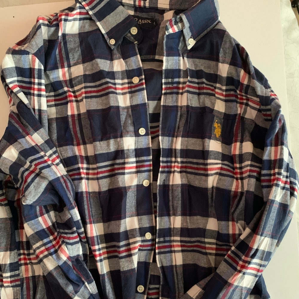 men’s polo flannel